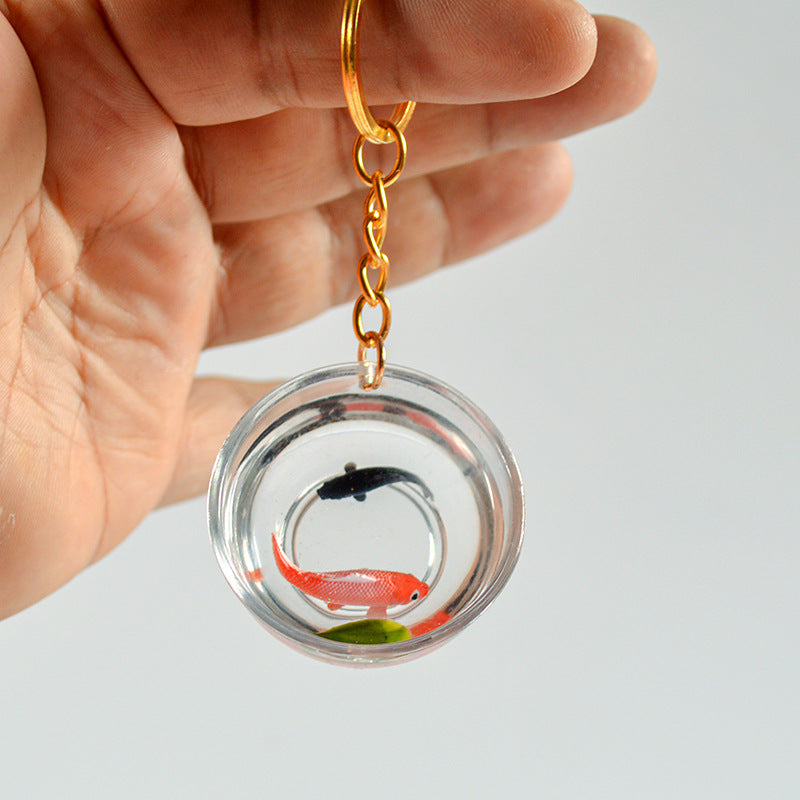 Wholesale 3pcs Lucky Koi PVC Keychains